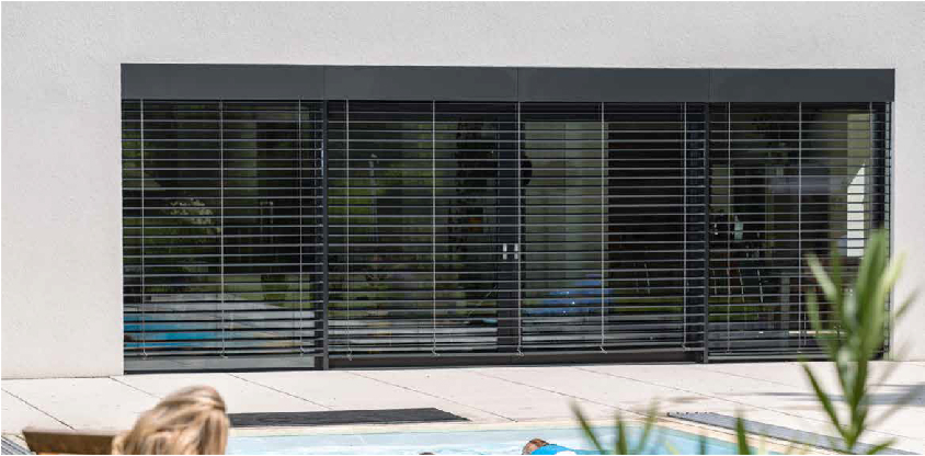 Stínící technika – venkovní žaluzie na rodinném domě