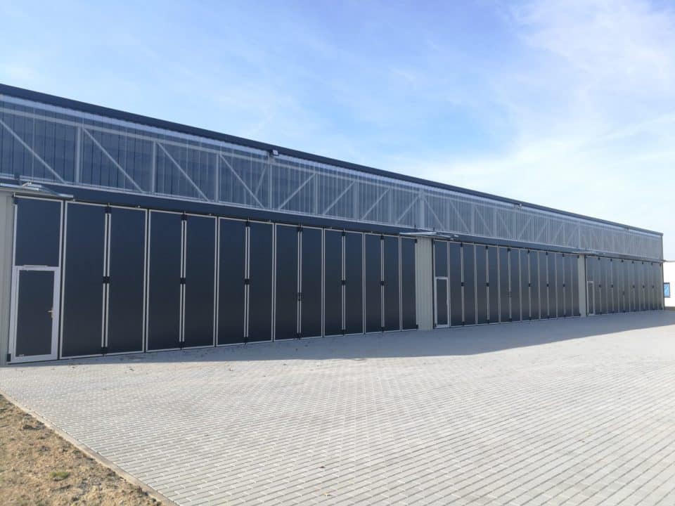 Hangárová vrata – realizace