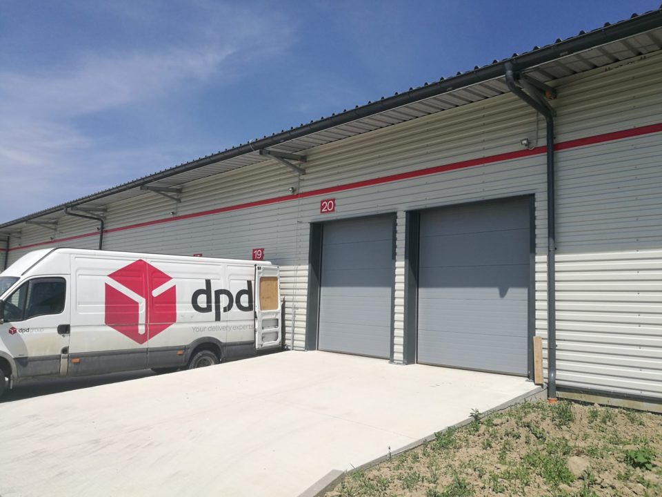 Průmyslová sekční vrata – realizace