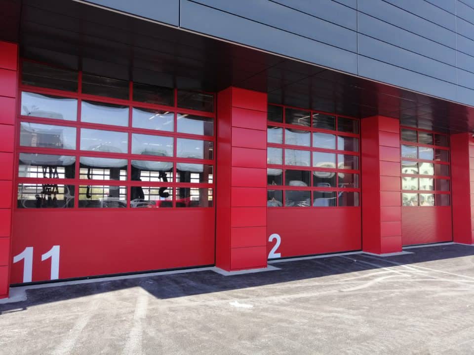 Průmyslová sekční vrata – realizace